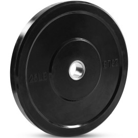 Jfit Olympic Bumper Weighted Plate 2A, 25 Lb Single Plate