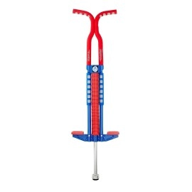 Flybar Master Pogo Stick For Kids, Ages 9+, 80 To 160 Pounds, Easy Grip Handles, Anti-Slip Pegs, Outdoor Toys For Boys, Jumper Toys For Girls, Outside Toys For Kids, Tweens And Teens (Red/White/Blue)