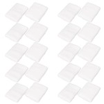 Mallofusa 10 Pack Colorful Sports Basketball Football Absorbent Wristband Party Outdoor Activity (White)