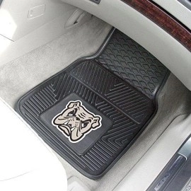 Fanmats 18379 Adrian College Bulldogs 2-Piece Heavy Duty Vinyl Car Mat Set, Front Row Floor Mats, All Weather Protection, Universal Fit, Deep Resevoir Design