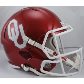 NCAA Oklahoma Sooners Full Size Speed Replica Helmet, Red, Medium