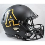 Ncaa Appalachian State Mountaineers Full Size Speed Replica Helmet Black Medium