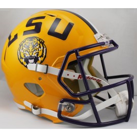 Ncaa Lsu Tigers Full Size Speed Replica Helmet Yellow Medium