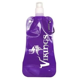 Minnesota Vikings 16 Ounce Foldable Water Bottle