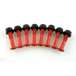 Blank 1.25 Inch Color Skateboard Mounting Hardware Screws (Red)