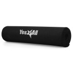 Yes4All Foam Bar Pad - Olympic Barbell Squat Pad - Neck Pad For Squats, Hip Thrusts - Weight Lifting Bar Pad (Black, Single)