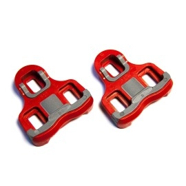 PowerTap P1 Bicycle Pedal Replacement Cleats (Red, 6 Degrees)