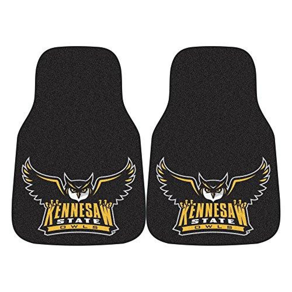 Fanmats 18295 Kennesaw State University Carpet Car Mat Set, 2 Piece