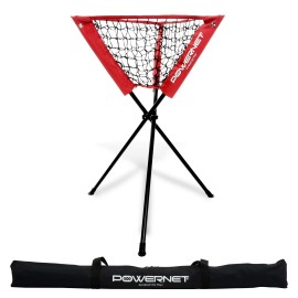 Powernet Baseball Softball Portable Batting Practice Ball Caddy Use During Training And Drills Save Your Back No More Bending Holds Up To 60 Baseballs