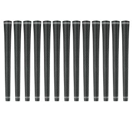 Karma Revolution Black Standard Golf Grips (13 Pack), No Alignment Necessary, Easy Installation, All-Weather Performance
