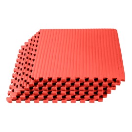 We Sell Mats 34 Inch Thick Martial Arts Eva Foam Exercise Mat, Tatami Pattern, Interlocking Floor Tiles For Home Gym, Mma, Anti-Fatigue Mats, 24 In X 24 In