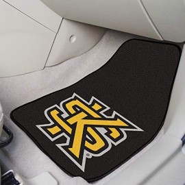 Fanmats 18660 Kennesaw State University Carpet Car Mat Set, 2 Piece