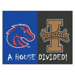 Fanmats 18675 Ncaa House Divided Boise State/Idaho House Divided Mat