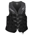 O'Neill Men'S Superlite Uscg Life Vest,Black/Black/Smoke:White,Xl