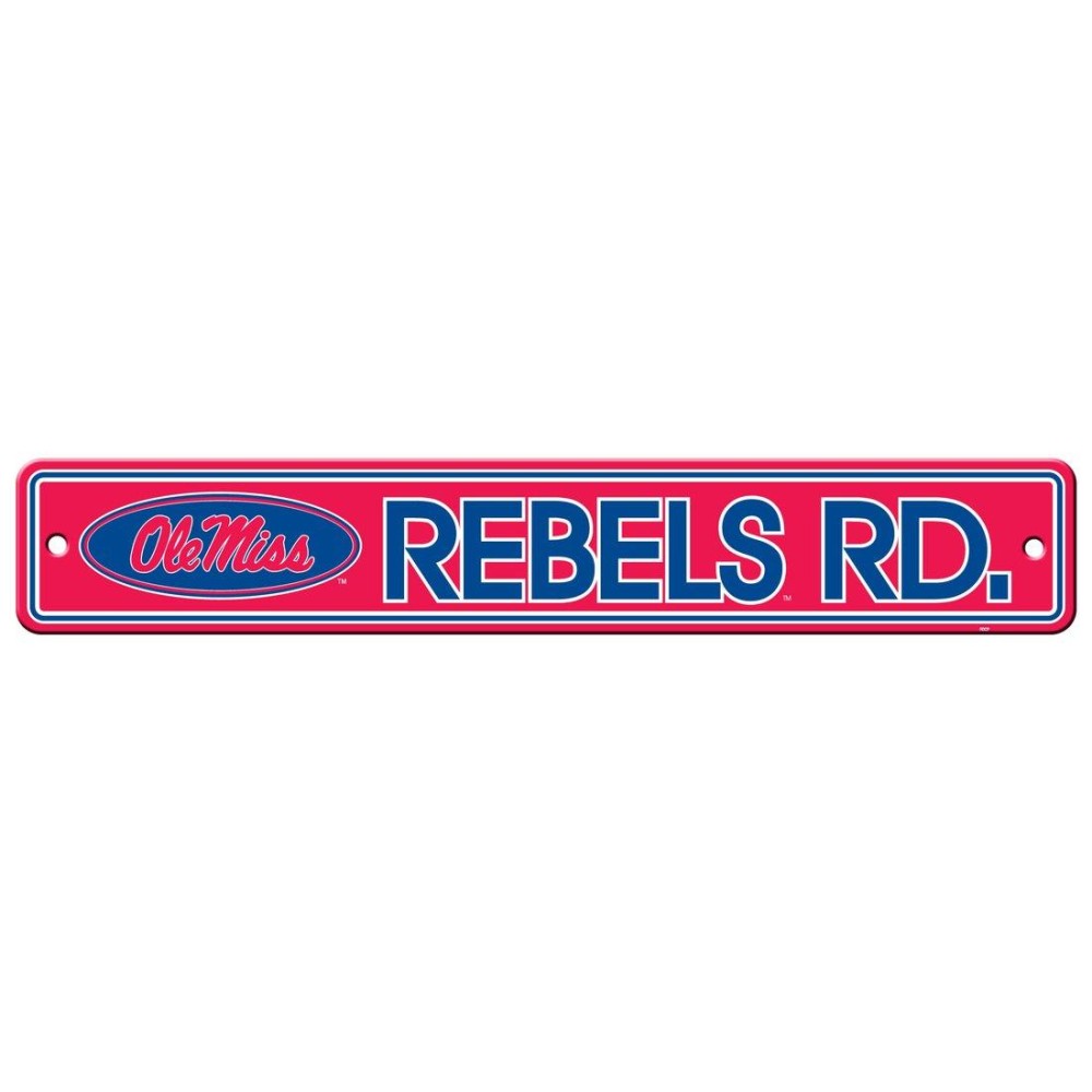 Fremont Die NCAA Mississippi (Ole Miss) Street Sign, One Size, Multicolor