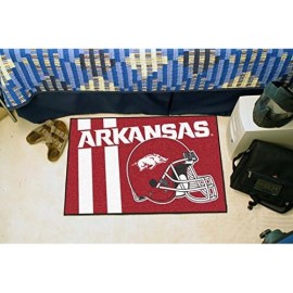 Fanmats 18732 Arkansas Uniform Inspired Starter Rug, Team Color, 19 X 30