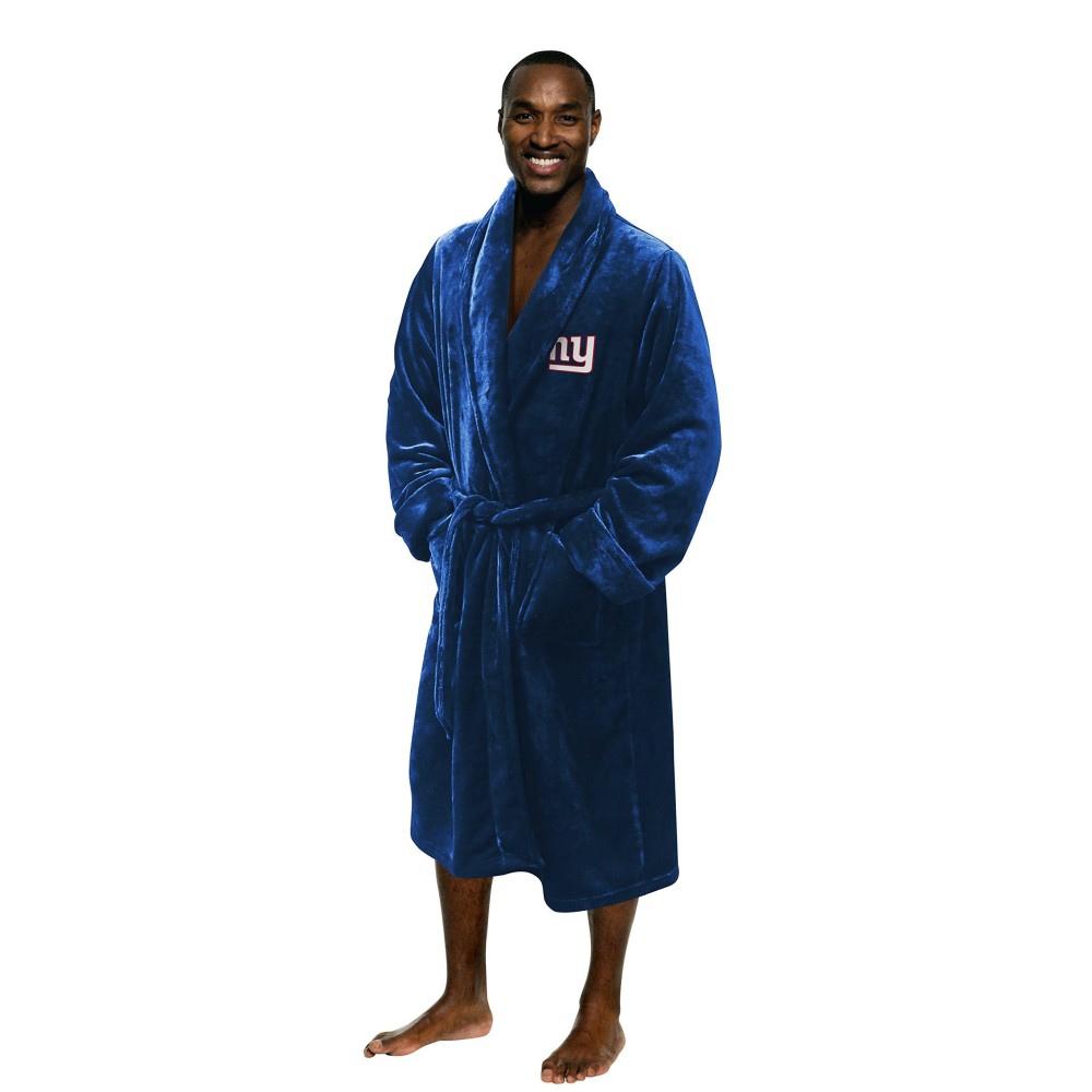 Northwest NFL New York Giants Unisex-Adult Silk Touch Bath Robe, Large/X-Large, Team Colors