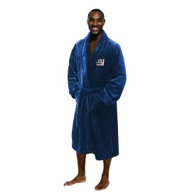 Northwest NFL New York Giants Unisex-Adult Silk Touch Bath Robe, Large/X-Large, Team Colors