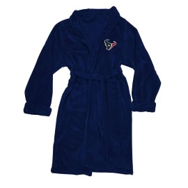 Northwest NFL Houston Texans Unisex-Adult Silk Touch Bath Robe, Large/X-Large, Team Colors
