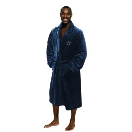 Northwest NFL Dallas Cowboys Unisex-Adult Silk Touch Bath Robe, Large/X-Large, Team Colors