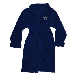 Northwest NFL Dallas Cowboys Unisex-Adult Silk Touch Bath Robe, Large/X-Large, Team Colors