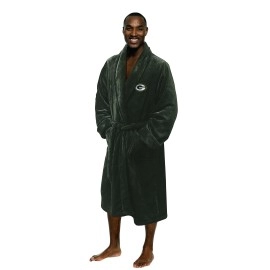 Northwest NFL Green Bay Packers Unisex-Adult Silk Touch Bath Robe, Large/X-Large, Team Colors