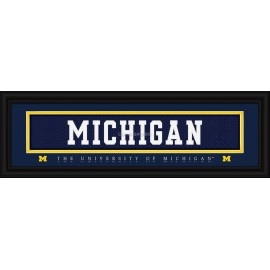 Michigan Wolverines Stitched Uniform Slogan Print - Michigan