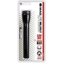 Maglite Ml25Lt Led 3-Cell C Flashlight, Black - Ml25Lt-S3016