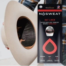 Cowboy Hat Sweat Liner & Riding Helmet Liner - Made In The Usa - Nosweat - 3 6 12 25 50 Pack