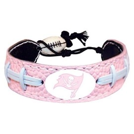 Tampa Bay Buccaneers Pink NFL Football Bracelet,One Size,Pink