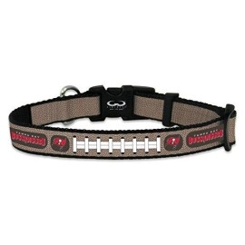 NFL Tampa Bay Buccaneers Reflective Football Collar, Small, Silver