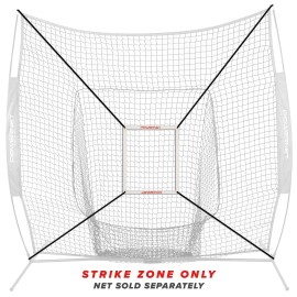 PowerNet German Marquez Strike Zone Attachment Only | for 7x7 Net | Work on Pitching Drills and Location Accuracy | Solo or Team Pitcher Training Aid | Instant Feedback on Strikes or Balls Location