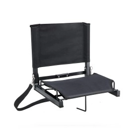 Ohuhu Stadium Chair, Bleacher Chairs With Back Support Stadium Chairs For Bleachers With Shoulder Straps And Hook Bleacher Seat For Sports Events Baseball Soccer Outdoor Indoor Kayak Boat