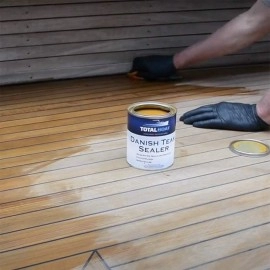 TotalBoat-409329 Danish Teak Sealer - Marine Grade Wood Sealer Oil for Boat Decks, Trim and Indoor & Outdoor Teak Furniture (Quart)