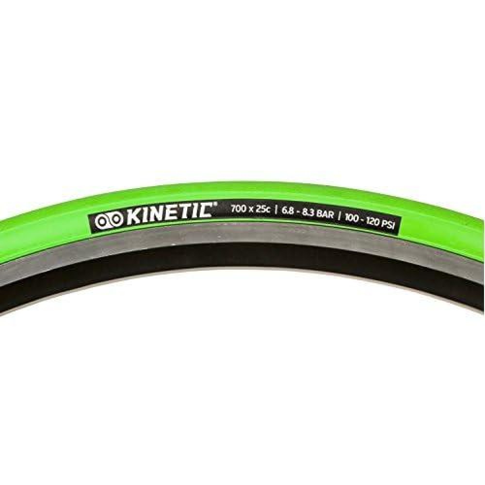 Kinetic By Kurt T-739 Trainer Tire, 700 X 25, Green