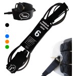 Ho Stevie! Premium Surf Leash [1 Year Warranty] Maximum Strength, Lightweight, Kink-Free, For All Types Of Surfboards. 7Mm Thick (1/4