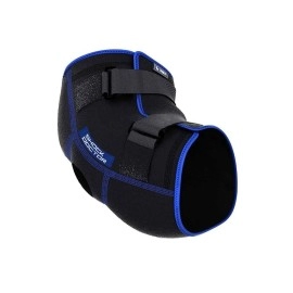 Shock Doctor ICE / HEAT Recovery Compression Shoulder and Elbow Wrap Brace. Hot or Cold Therapy. Reusable Gel Packs.
