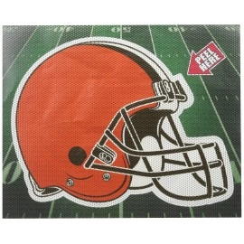 NFL Cleveland Browns Diecut Window Film, Orange