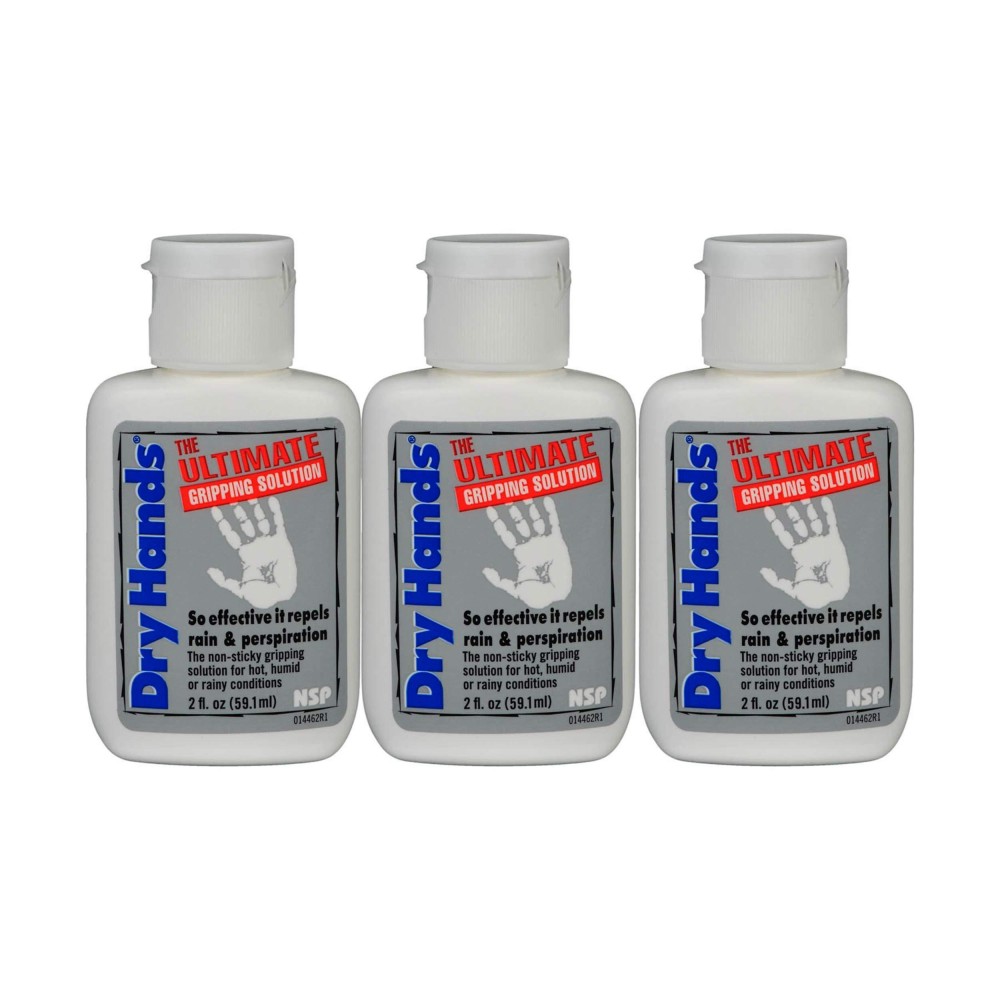 Dry Hands 2oz Ultimate Gripping Solution Golf/Sports 3-Pack