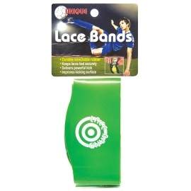 Unique Sports Lace Bands Soccer Cleat Lace Cover, Neon Green