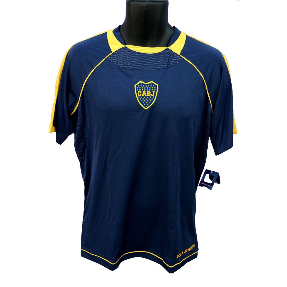 RHINOXGROUP Boca Juniors Officially Licensed Youth Soccer Training Performance Poly Jersey 002 Youth Size YM