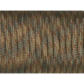 7 Strand Core 550Lb Paracord Parachute Cord Lanyard Mil Spec Type Iii-100Ft (Coffee Camo(71#))