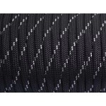 7 Strand Core 550Lb Paracord Parachute Cord Lanyard Mil Spec Type Iii-100Ft (Black+Gray(86#))