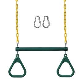 Jungle Gym Kingdom Swing Sets for Backyard, Monkey Bars & Swingset Accessories - Set Includes 18