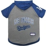 Pets First MLB Los Angeles Dodgers Hoodie for Dogs & Cats. | MLB Baseball Licensed Dog Hoody Tee Shirt, Small | Sports Hoody T-Shirt for Pets | Licensed Sporty Dog Shirt (LAD-4044-SM)