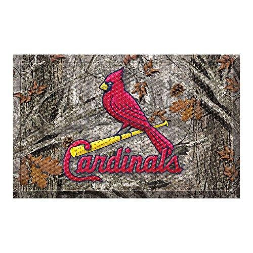 Fanmats 19055 Team Color 19 X 30 St Louis Cardinals Scraper Mat (Mlb Camo)