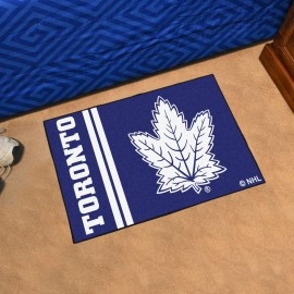 FANMATS 19278 Toronto Maple Leafs Starter Mat Accent Rug - 19in. x 30in. | Sports Fan Home Decor Rug and Tailgating Mat Uniform Design