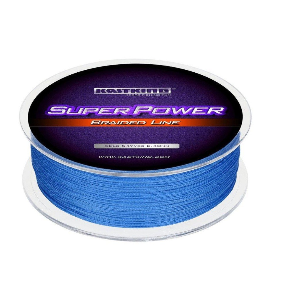 Kastking Superpower Braided Fishing Line,Ocean Blue,50 Lb,1097 Yds