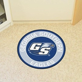 Fanmats 19622 27 Diameter Team Color Georgia Southern Roundel Mat