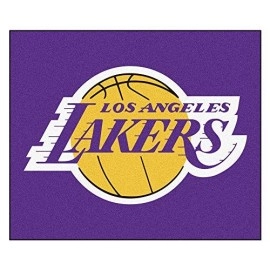 Fanmats 11332 Nba - Los Angeles Lakers Tailgater Rug , Team Color, 59.5X71